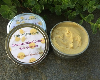 hand beeswax lotion unscented