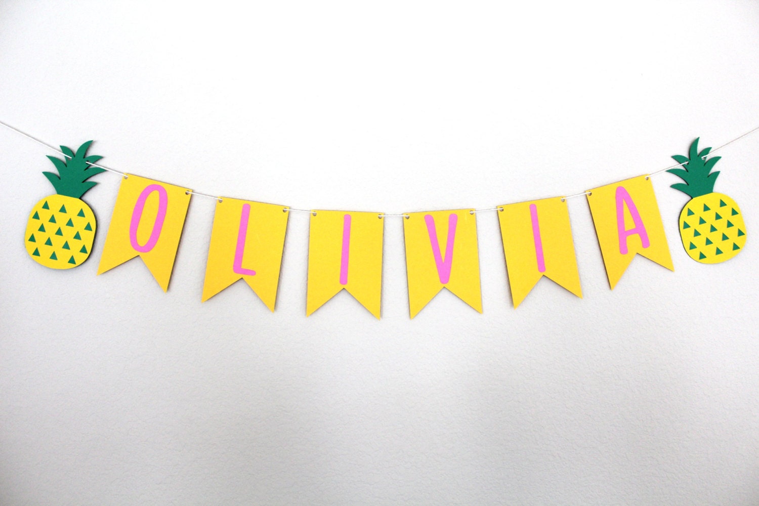 Custom Pineapple Banner Personalized Pineapple Banner