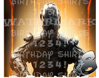 call of duty birthday shirts