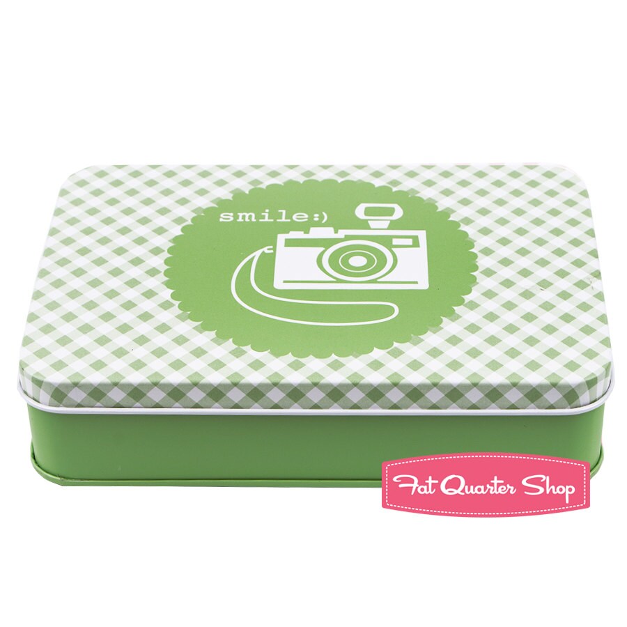 Lori Holt Green Cute Sewing Tin