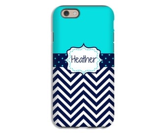 Chevron iPhone 7 case, navy iPhone 6s Plus case, personalized iPhone 6s case, iPhone 6 Plus case/6 case, iPhone SE case, matte iPhone cases