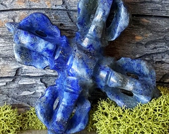 Lapis Lazuli Double Tibetan Dorje - 613
