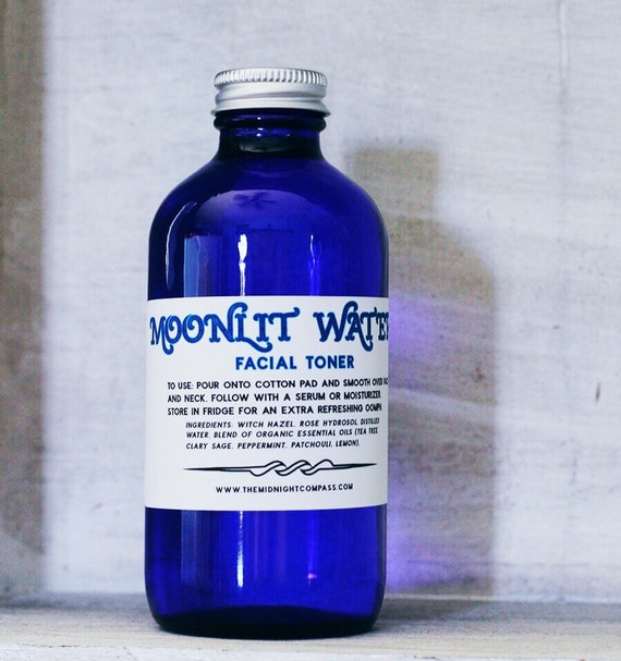 Organic Face Toner MOONLIT WATERS facial toner Vegan Face