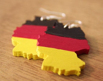 Earrings Germany for the football World Cup 2018