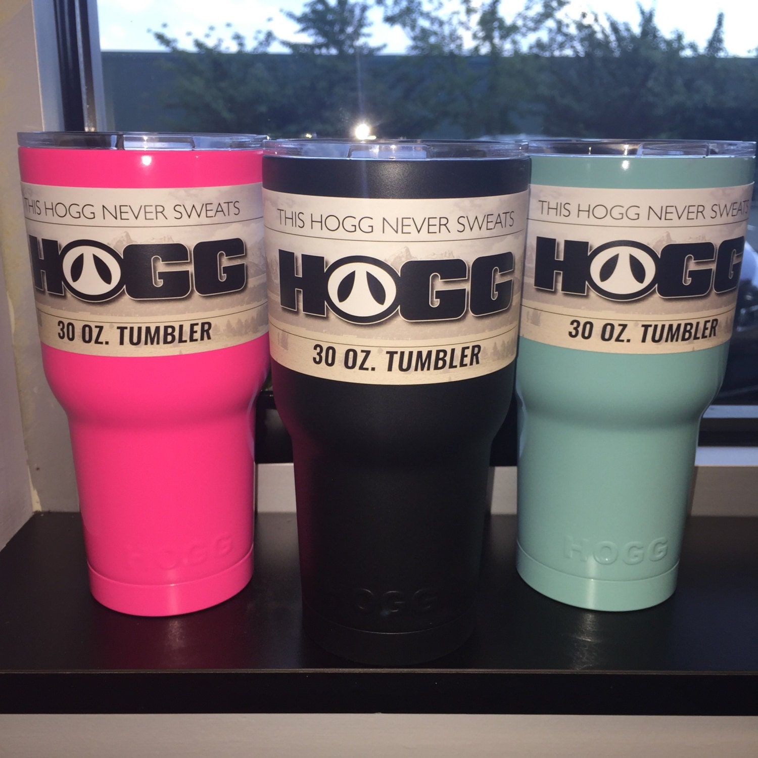 HOGG Powder Coated 30oz Tumbler Cup Keeps by PowderCoatMyTumbler