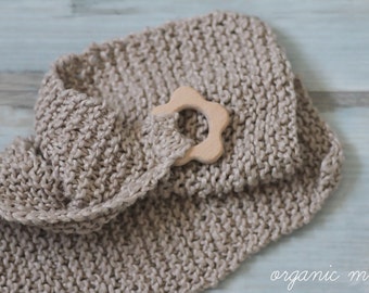organic miri ~ teething snuggle blanket from organic cotton