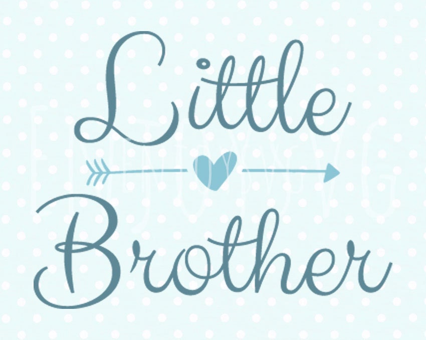 Download Little Brother SVG Cutting File Svg File CAMEO Svg Cut Svg