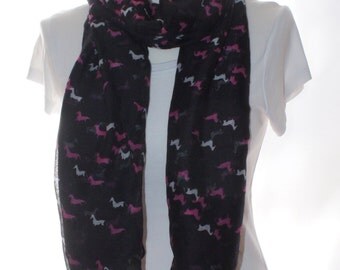 Mini horse scarf shawl, Beach Wrap, Cowl Scarf, mini horse print scarf, cotton scarf, gifts for her