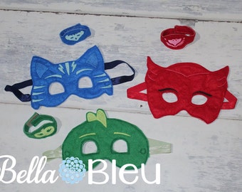 Adult PJ Masks Mask, PJ Masks Birthday, PJ Masks Owlette, Geeko, Catboy Priority mail