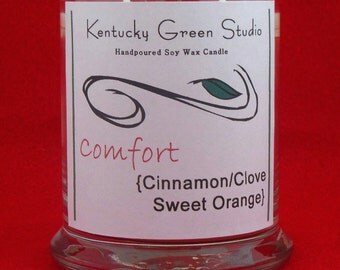 Handpoured Soy Wax Container Candle--Comfort