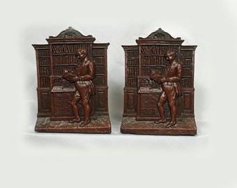 Colonial bookends Etsy