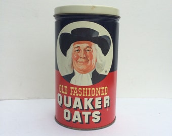 Items similar to Vintage Old Fashioned Quaker Oats Cookie Jar by Regal ...