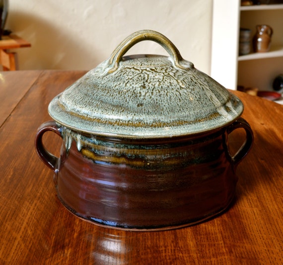 Lidded Casserole Handmade Stoneware Pottery by KentHarrisPottery