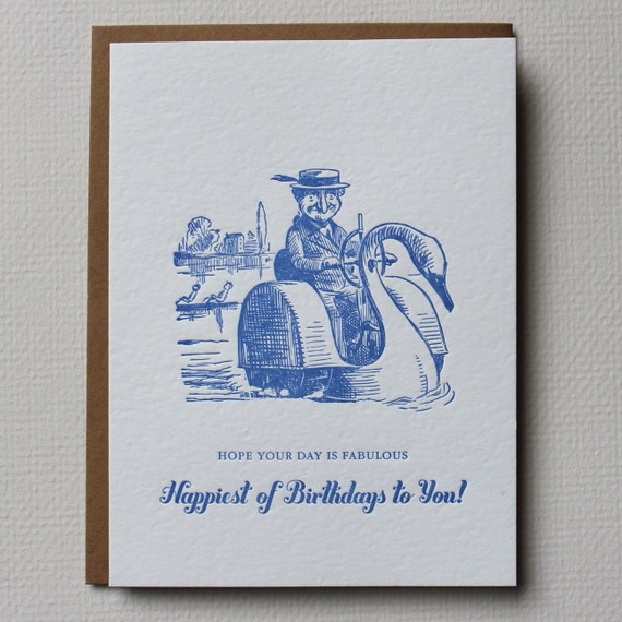 Hope Your Birthday is Fabulous Letterpress Greeting Card