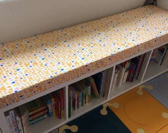 Window Seat Bench Cushion Cover, Drop Down Box to Select Size- You Choose the Fabric