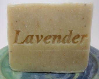 Lavender Oatmeal Soap - Gentle soap - Handmade Soap - Cold process soap - Vegan Soap - Aquarian Bath