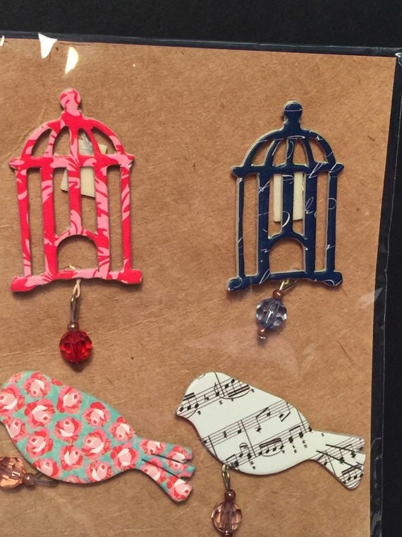 Michaels Melodies And Lace Chipboard Embellishments 8pc