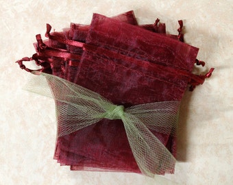 Organza Bags 3x4 Pick your color-pick your quantity