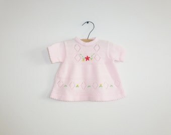 Vintage Pink Baby Sweater Top