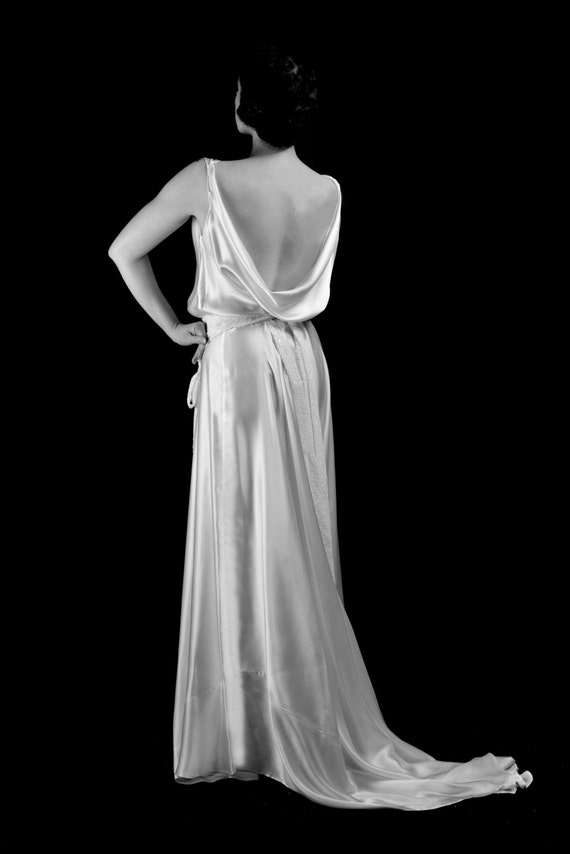 1930s inspired gown
