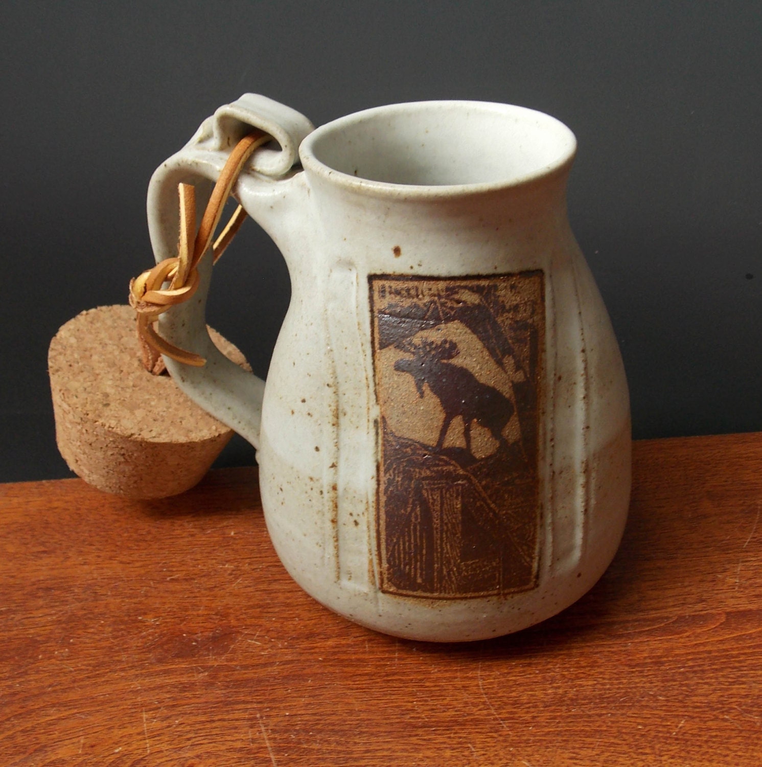stoneware travel mug