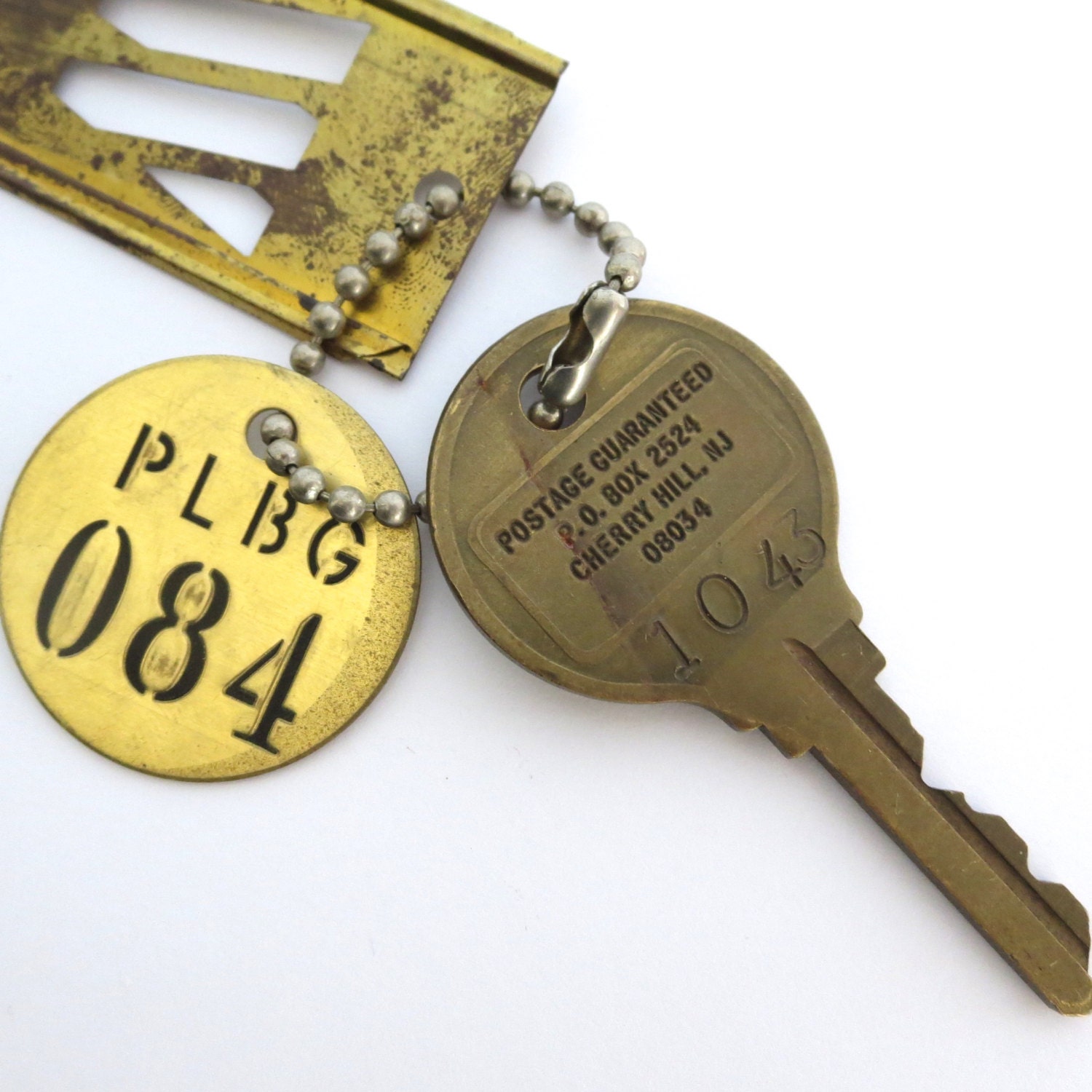 Vintage post office key Antique postage key by anythinggoeshere