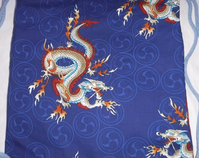New - Hoffman Fabrics Dragon: 2 in 1 Bag/Backpack