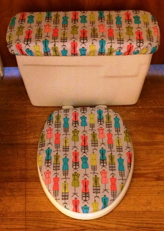 Dream of Sewing Toilet Seat Cover and Tank Lid Cover Set