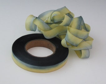SILK RIBBON bias-cut hand dyed