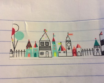 30mm Summer carnival washi tape sample 18"
