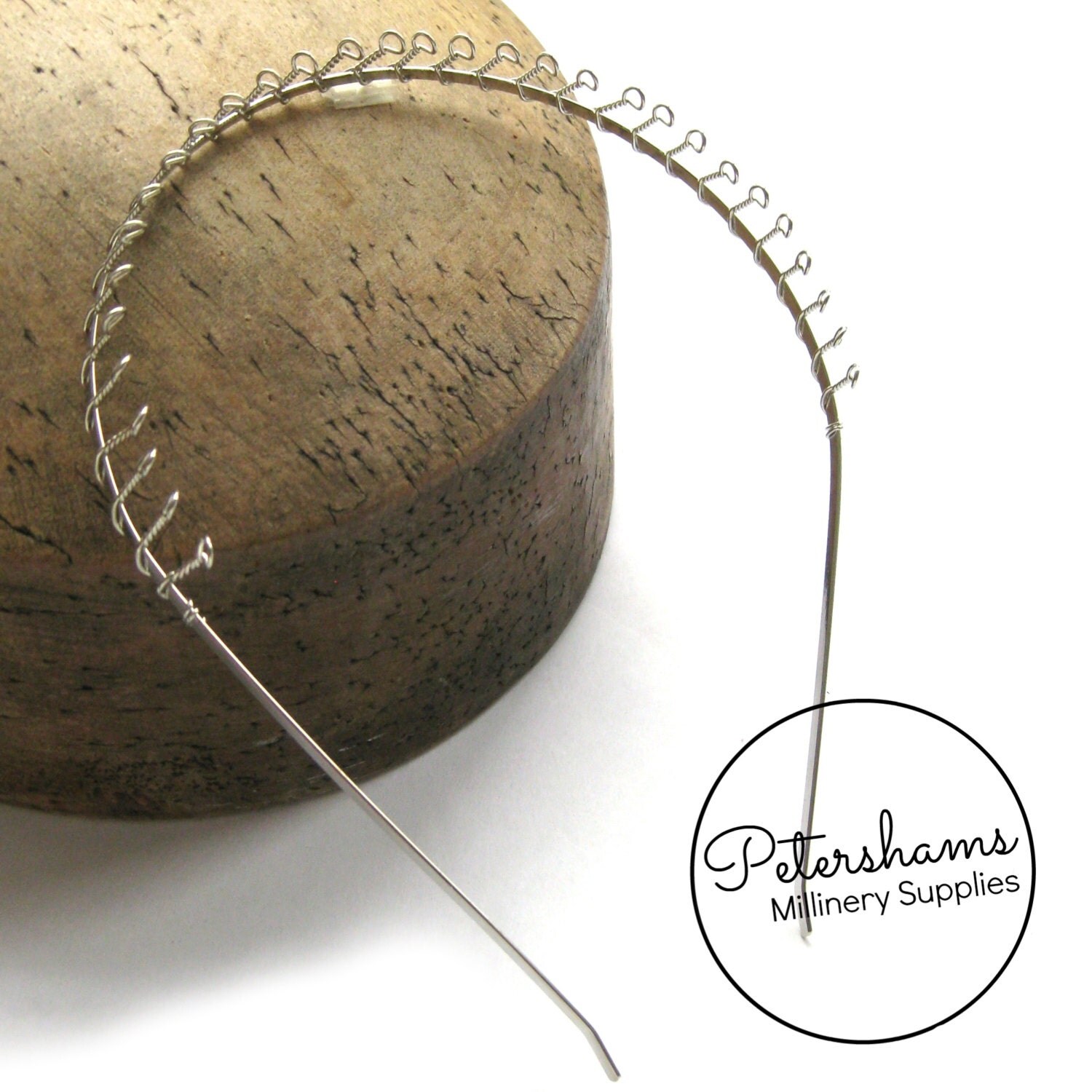 3mm Metal Tiara Headbands With Teeth Silver Plated