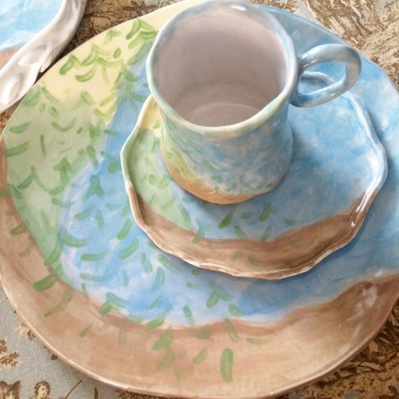 Lake Dinnerware Dishes Woods Spring