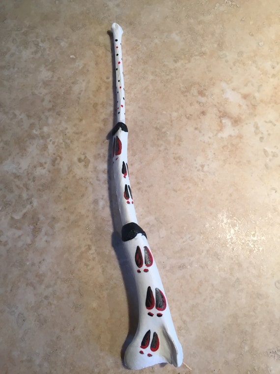 Turkey wingbone call made from wingbone by a native american