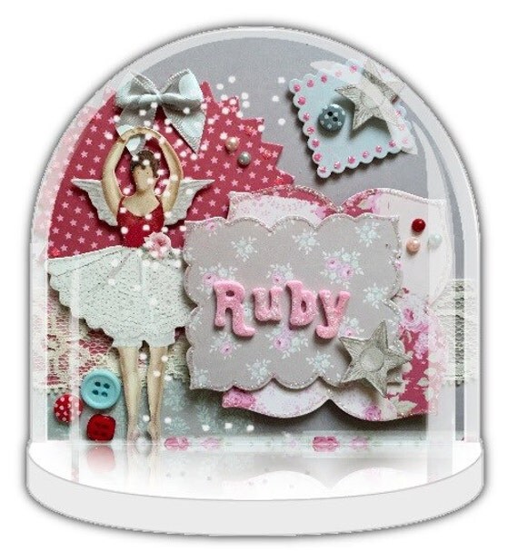 ballerina snow globe new baby gift personalised gift ballerina snow globe new baby gift personalised gift