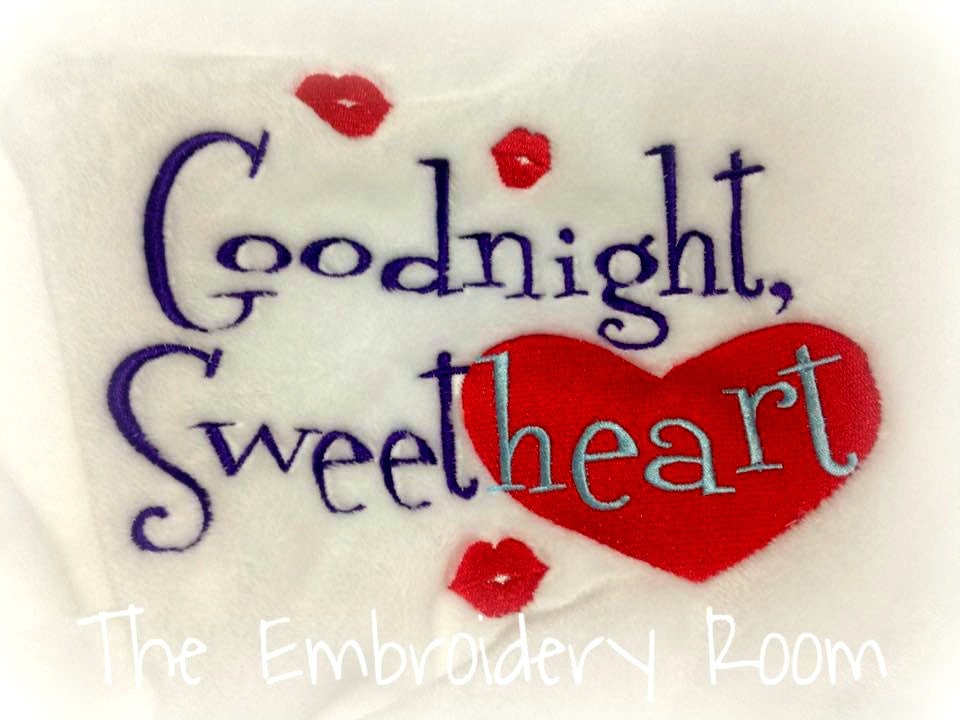 Valentine BlanketGoodnight Sweetheart