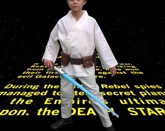 Star Wars Luke Skywalker Costume 3 Pieces set, Boys Costume, Comic Con, Cosplay