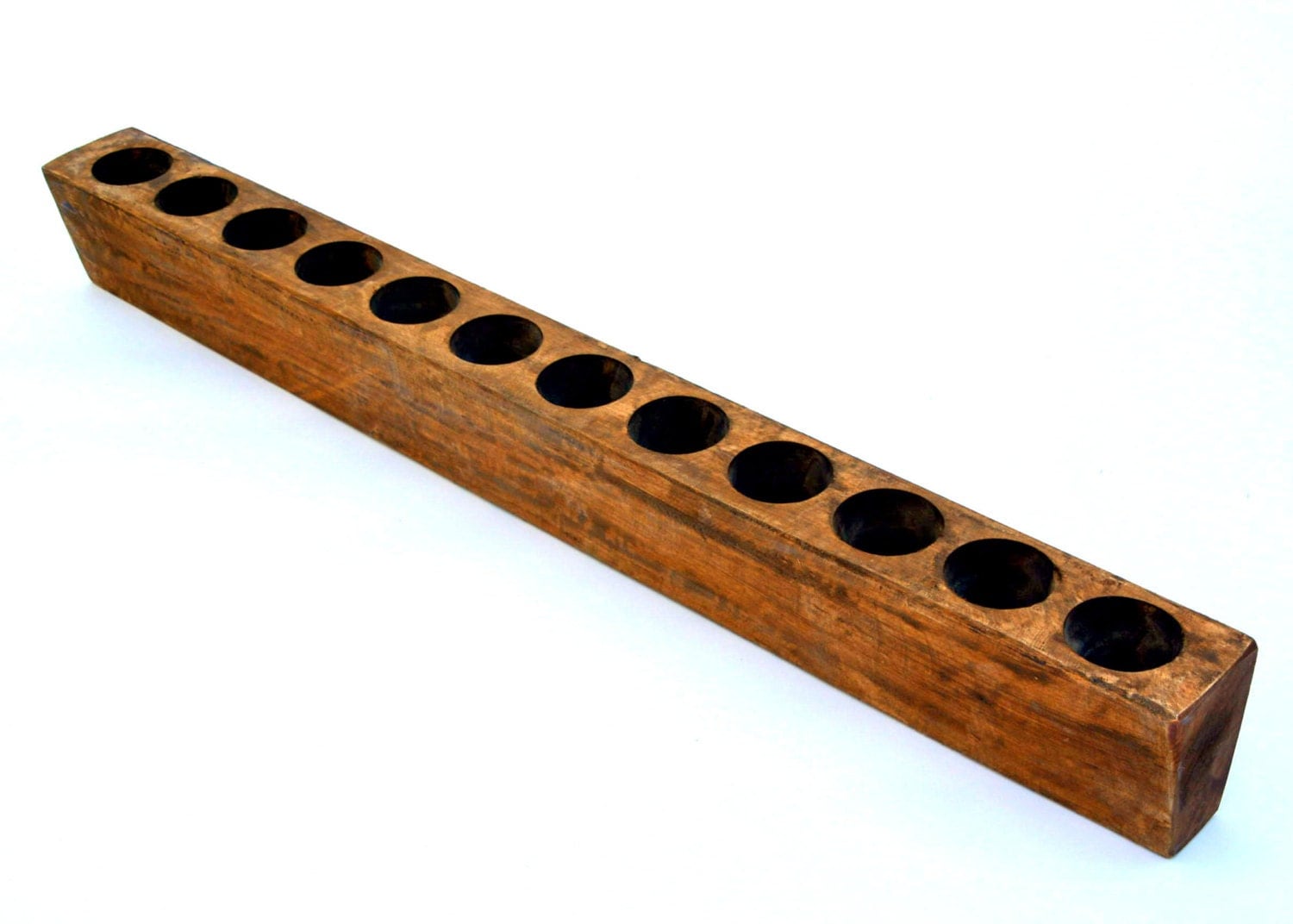 Long Vintage Rustic Wooden Sugar Mold / Sugarmold Garden