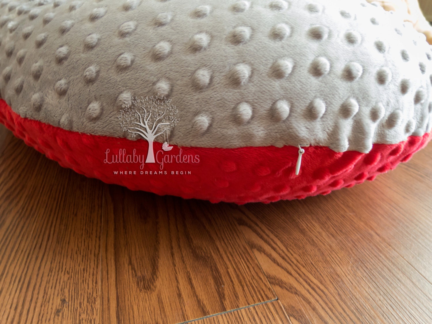 Personalized Minky Boppy Cover Appliqued Fire by LullabyGardens