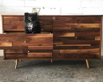 6 Drawer Mid Century Dresser