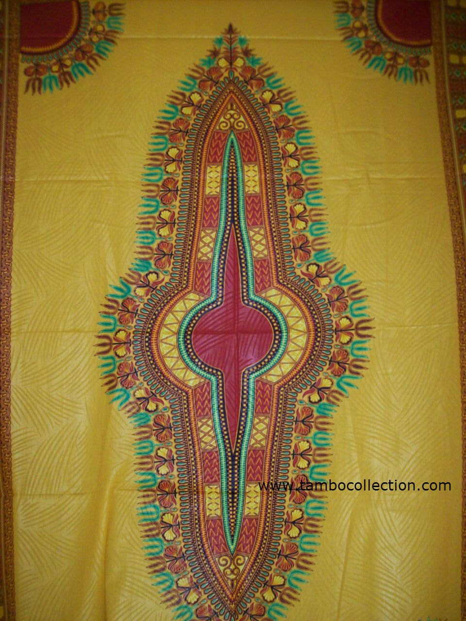 Mustard Color dashiki fabric wholesale 6 yards/ Dashiki