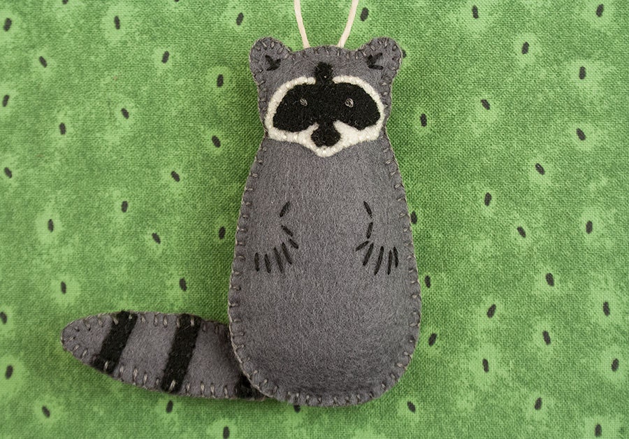 racoon sewing pattern