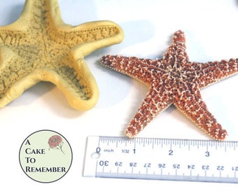 Extra-large 4 1/2" starfish Mold for cake decorating, chocolate mold, polymer clay mold, resin mold, soap mold, silicone mould, M43