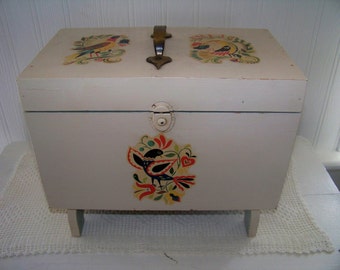 Vintage Box Hand Made Art Deco Keepsake Box