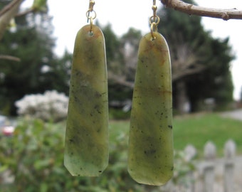 Wyoming Jade (Kiwi Jade) Earrings