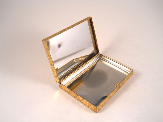 Vintage Helena Rubinstein Compact Goldtone By Misspattisattic