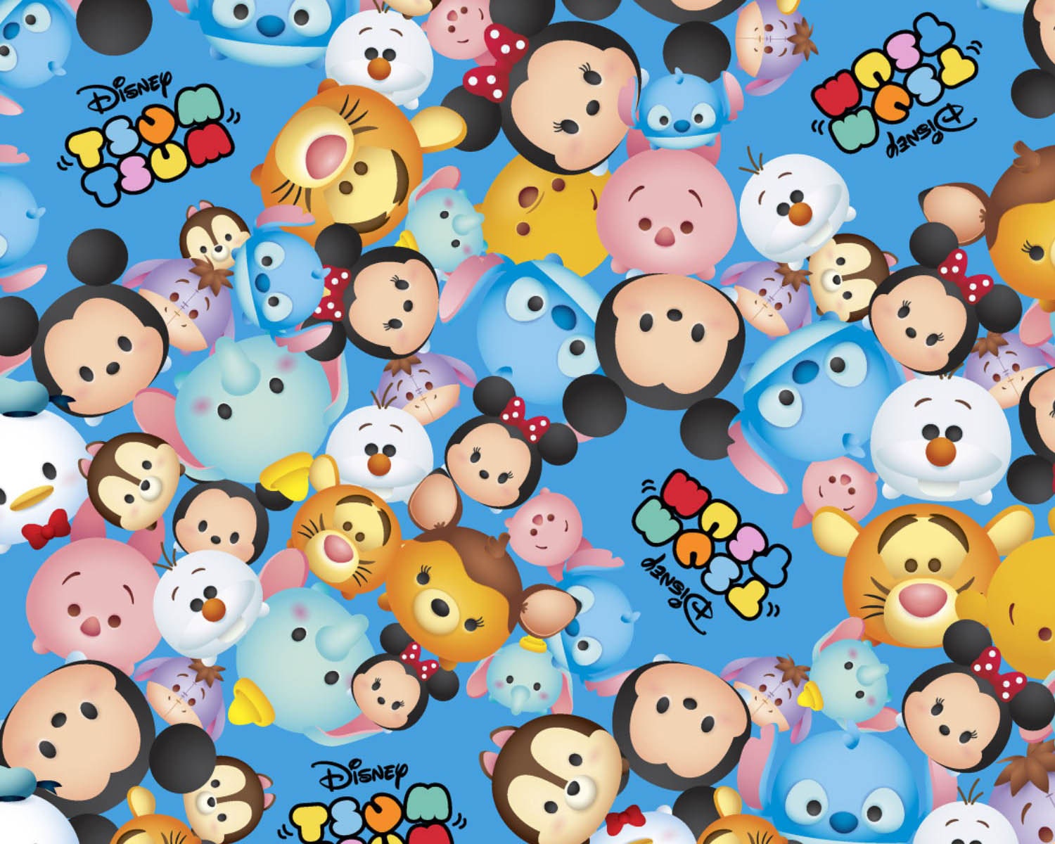 Disney Tsum Tsum Packed Blue Logo from Springs Creative