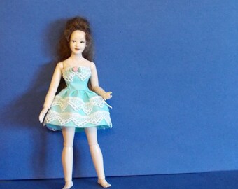1/12 Scale Wearable Heidi Ott Dollhouse Miniature Dress