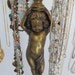 Vintage Cherub Necklace Holder with 4-Arms | Necklace Display | Revolving | Hollywood | Upcycled Lamp Parts | Store Display | Gifts for Her
