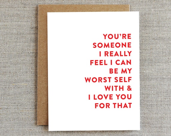 Valentine's Day Card Valentine Card Friendship Card I