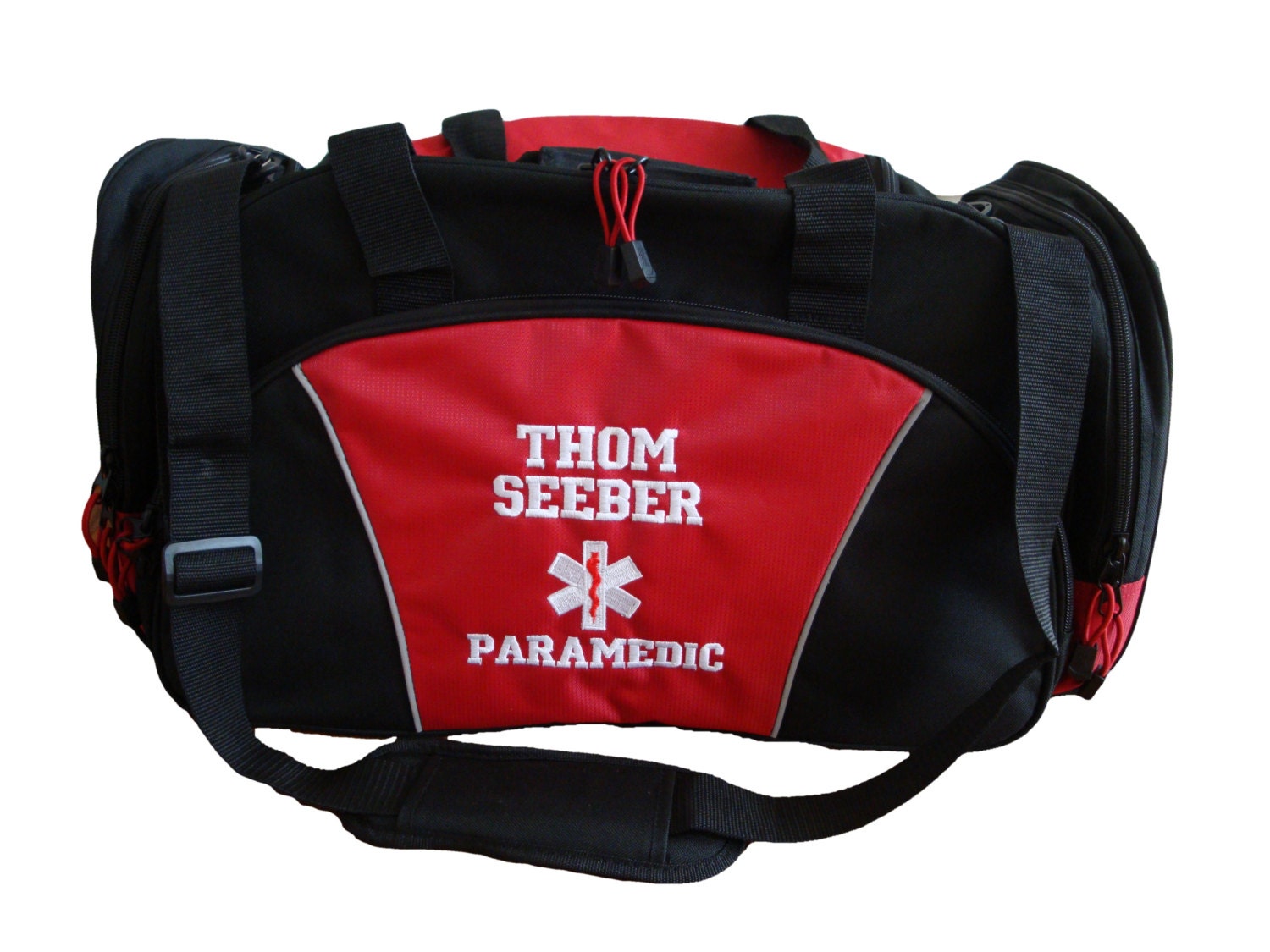 Duffel Bag Personalized Star of Life Paramedic EMT EMS Medic